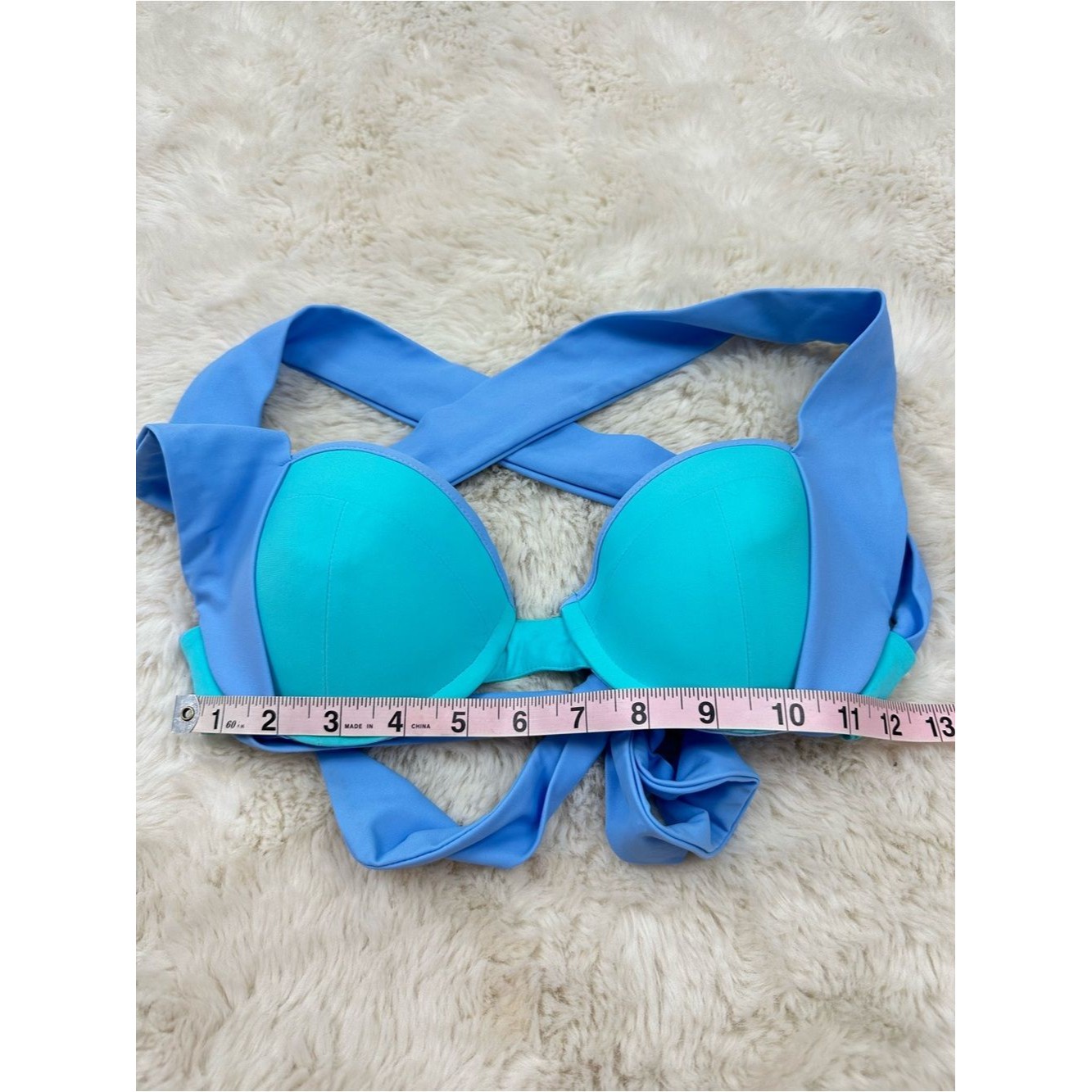93 Play Street Layla Peri Blue Push Up Bikini Top, M — image 4 of 6